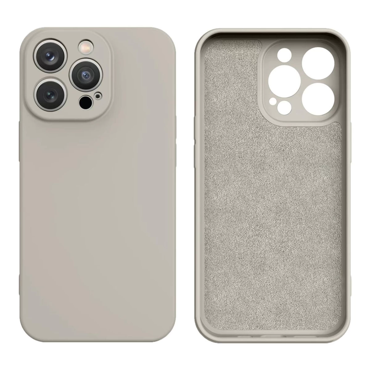 Silikoninis Dėklas iphone 14 Plus Silikoninis Dėklas Smėlio Spalvos