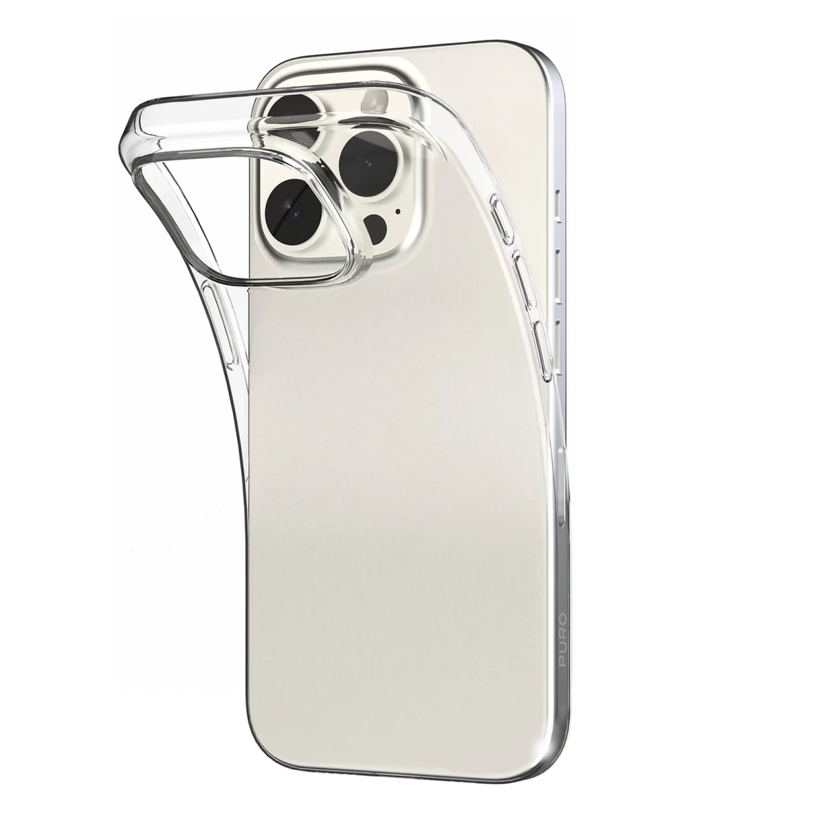 Silikoninis Dėklas „iphone 16 Pro 03 Nude“ – Skaidrus
