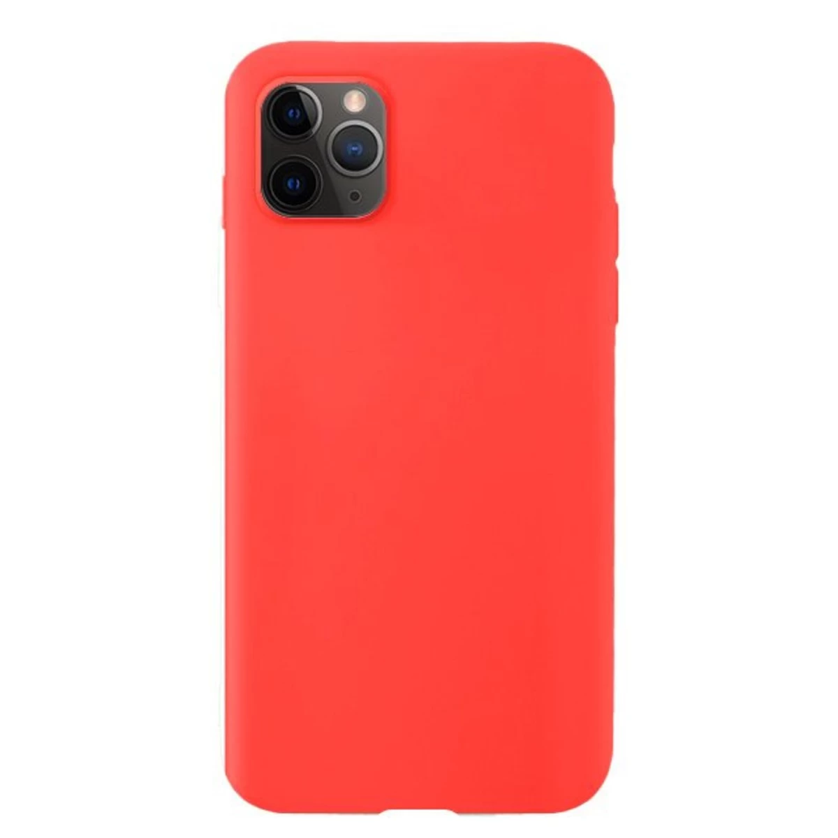 Silikoninis Dėklas Lankstus Silikoninis Dėklas Iphone 11 Pro Raudonas