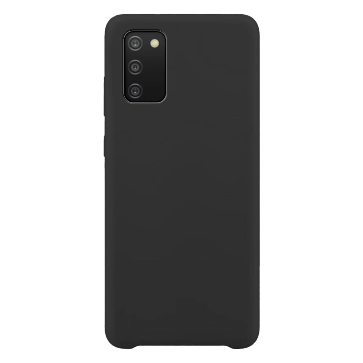 Silikoninis Dėklas Lankstus Silikoninis Dėklo Dangtelis Samsung Galaxy A03s Juodas