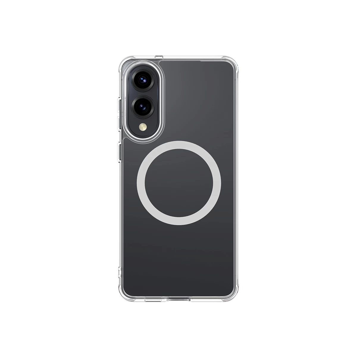 Silikoninis Dėklas samsung Galaxy S25 Edge Minimal Mag Case - Skaidrus
