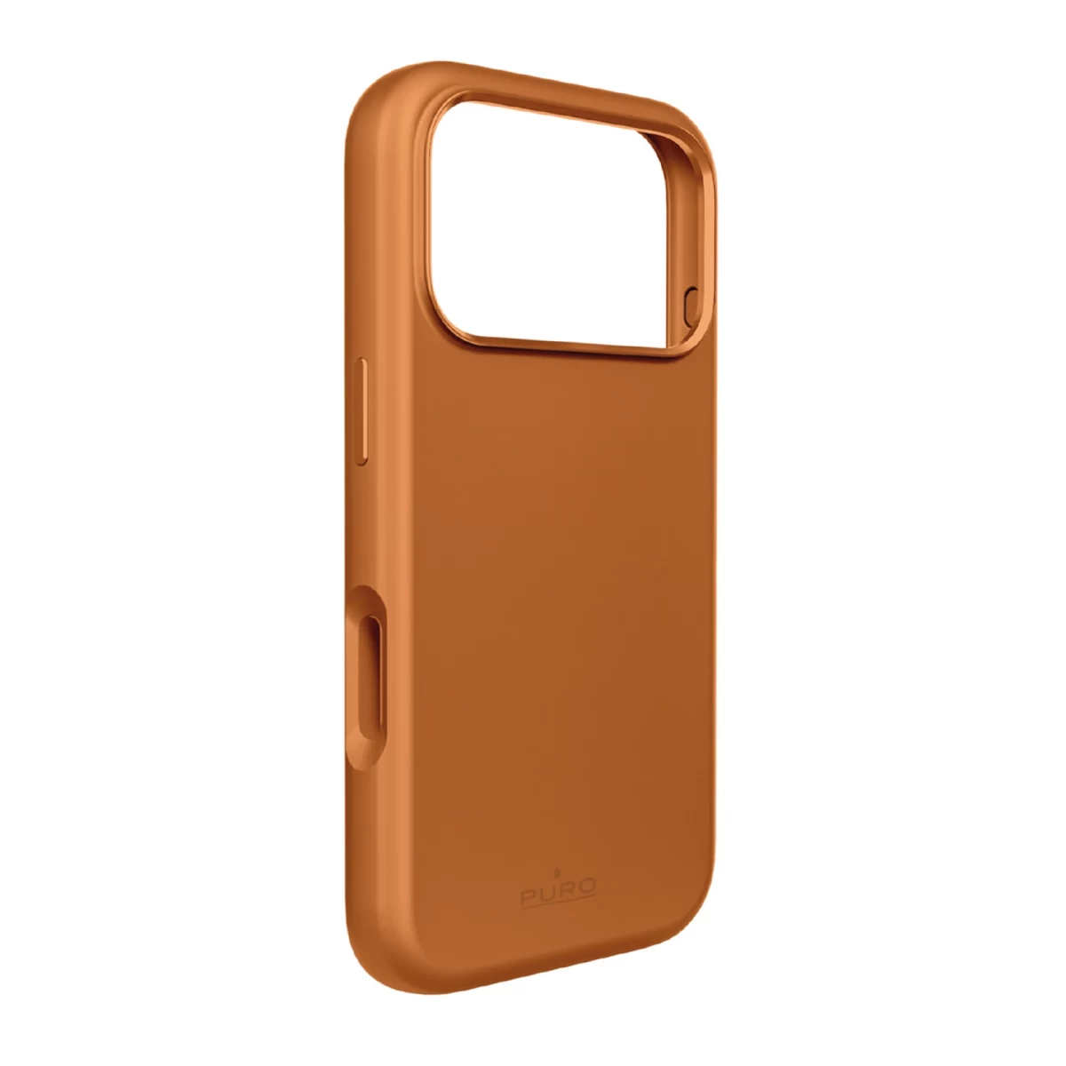 Silikoninis Dėklas Su Kameros Apsauga Ir Aliuminio Mygtukais, Skirtas iphone 17 Pro Max Magsafe - Oranžinis