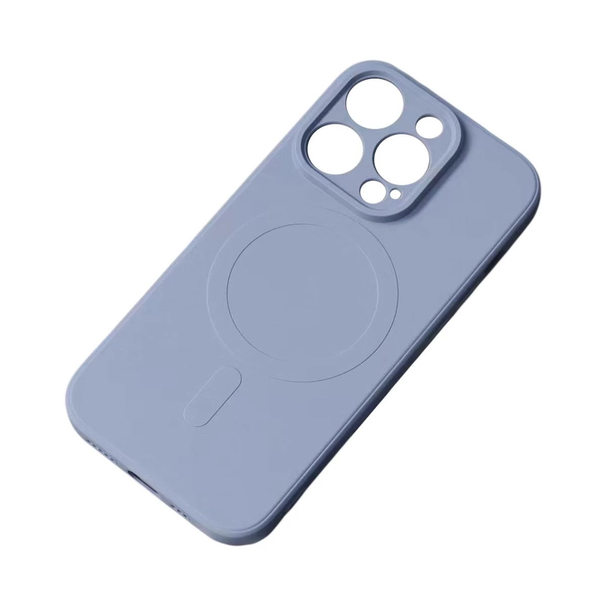 Silikoninis Dėklas Su Magsafe Iphone 15 Plus Silikoninis Dėklas Pilkas