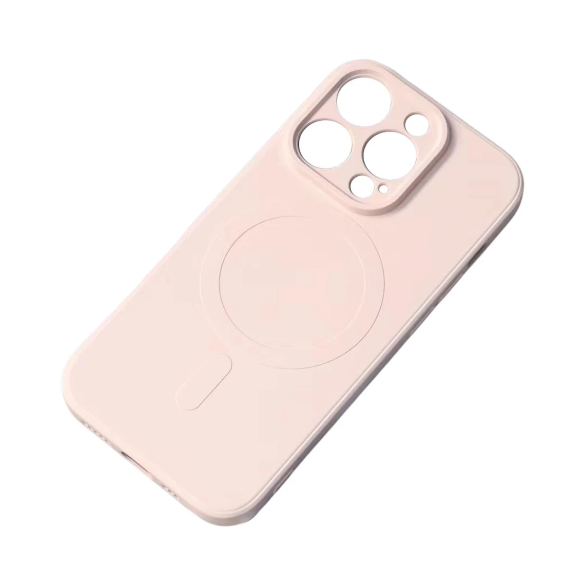 Silikoninis Dėklas Su magsafe Iphone 15 Plus Silikoninis Kreminis Dėklas
