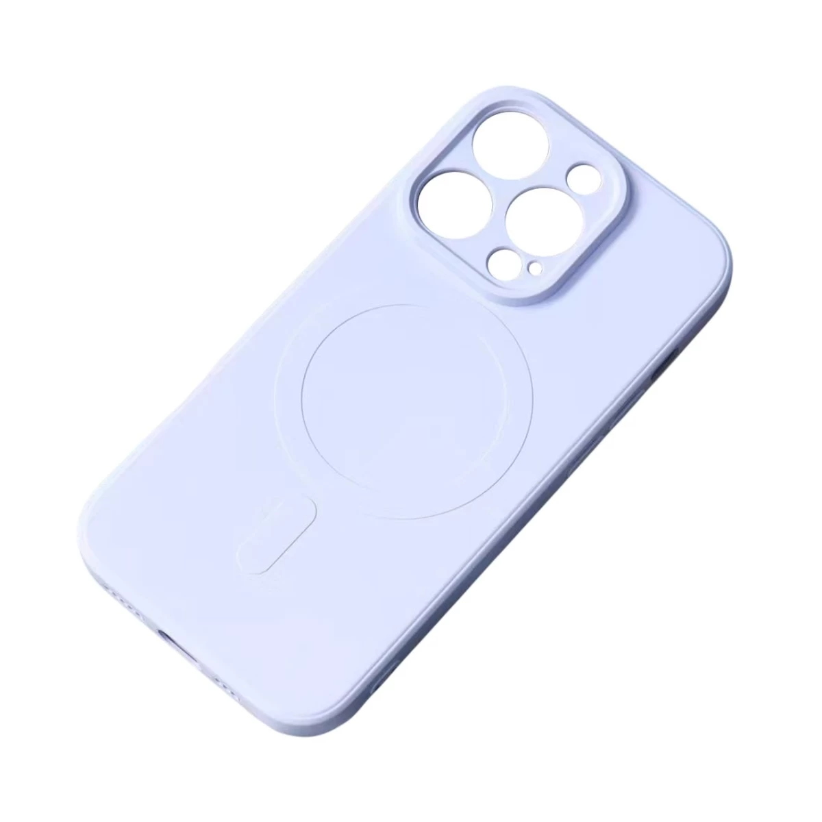 Silikoninis Dėklas Su Magsafe Iphone 15 Pro Max Silikoninis Dėklas Mėlynas