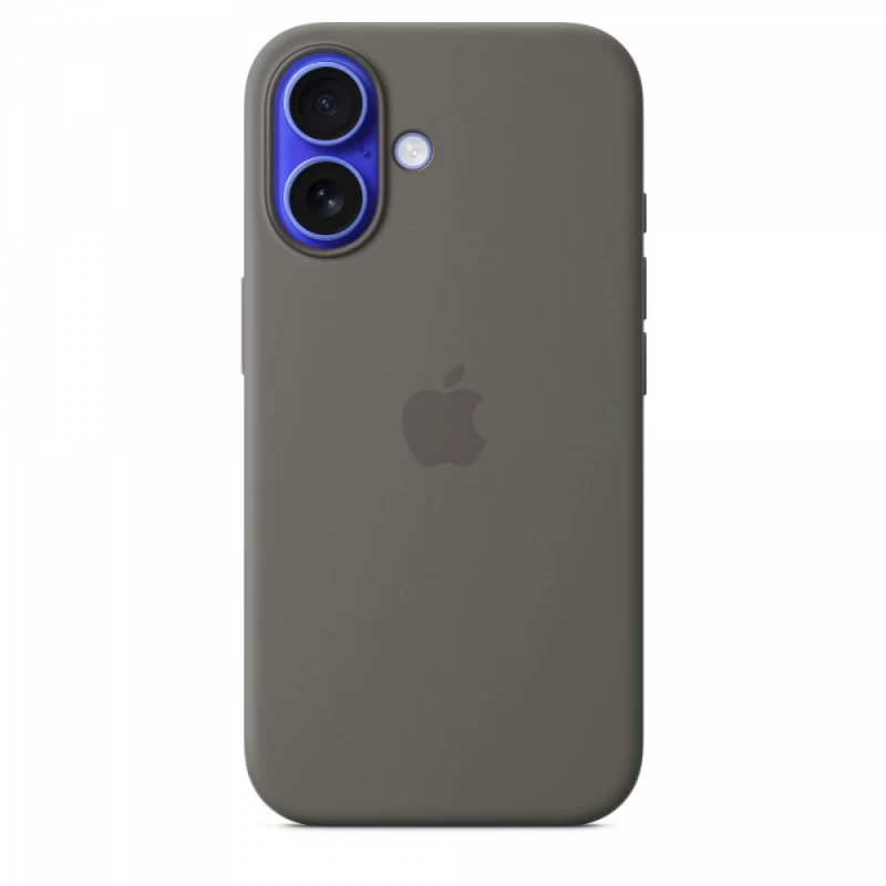 Silikoninis Dėklas Su magsafe Iphone 16 - Kalnų Pilkos Spalvos
