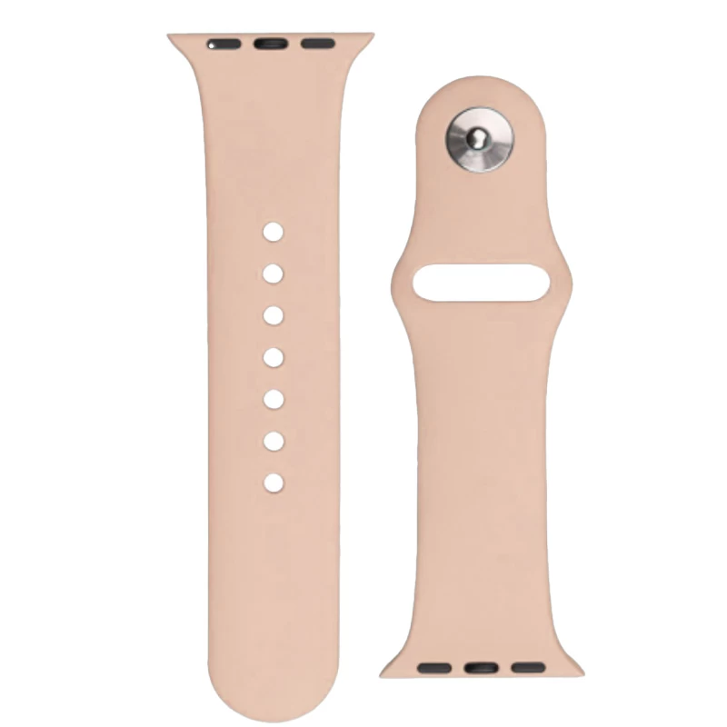 Silikoninis Dirželis apple Watch 2-9/se 38/40/41 Mm Silikoninis Dirželis Aps Sand