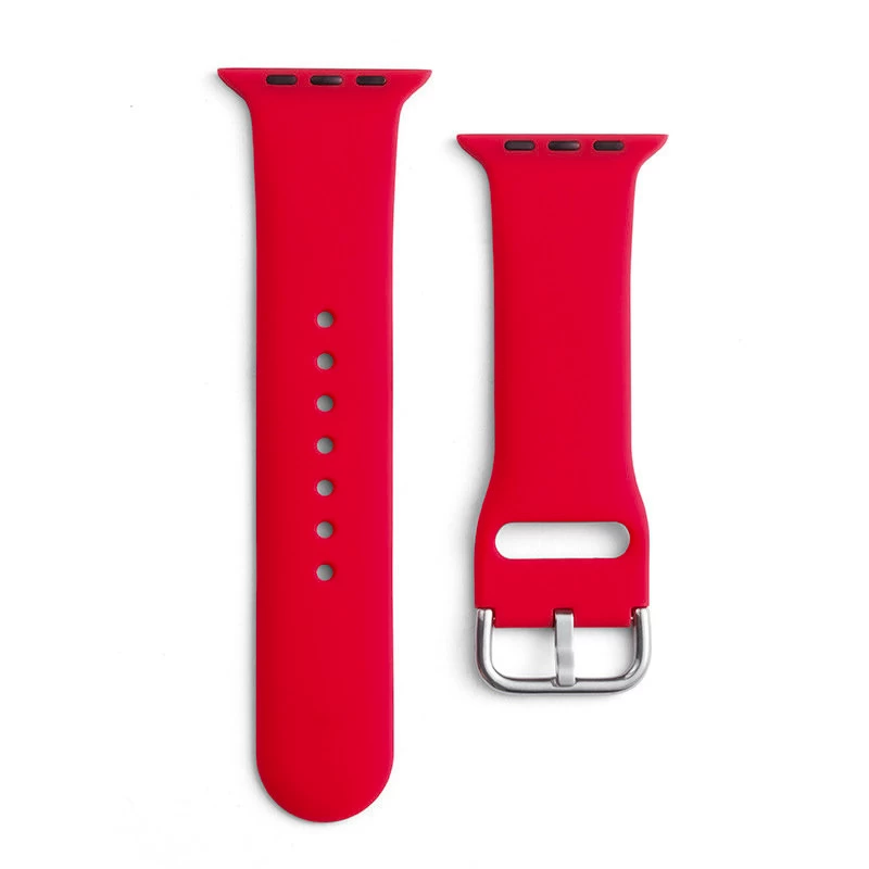 Silikoninis Dirželis apple Watch Ultra 2-9/se 42/44/45/49mm Silikoninis Dirželis Aps Raudonas Silikoninis Dirželis apple Watch Ultra 2-9/se 42/44/45/49mm Silikoninis Dirželis Aps Raudonas