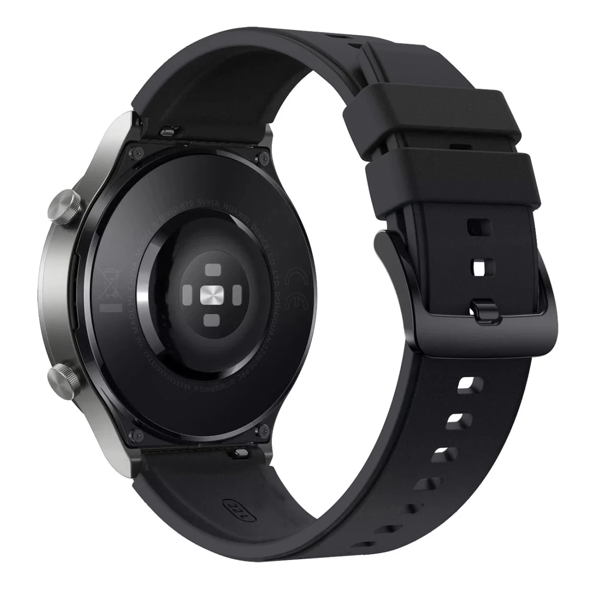 Silikoninis Dirželis huawei Watch Gt 2/3/4/2 Pro/3 Pro/4 Pro/gt 2e 46 Mm - Juodas