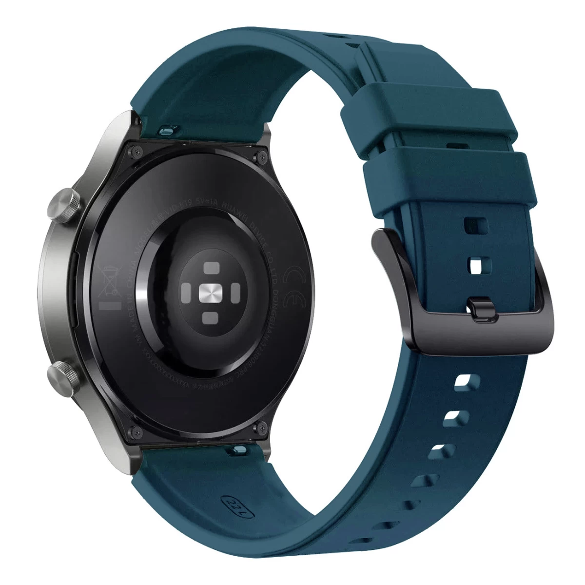 Silikoninis Dirželis huawei Watch Gt 2/3/4/2 Pro/3 Pro/4 Pro/gt 2e 46 Mm - Tamsiai žalias