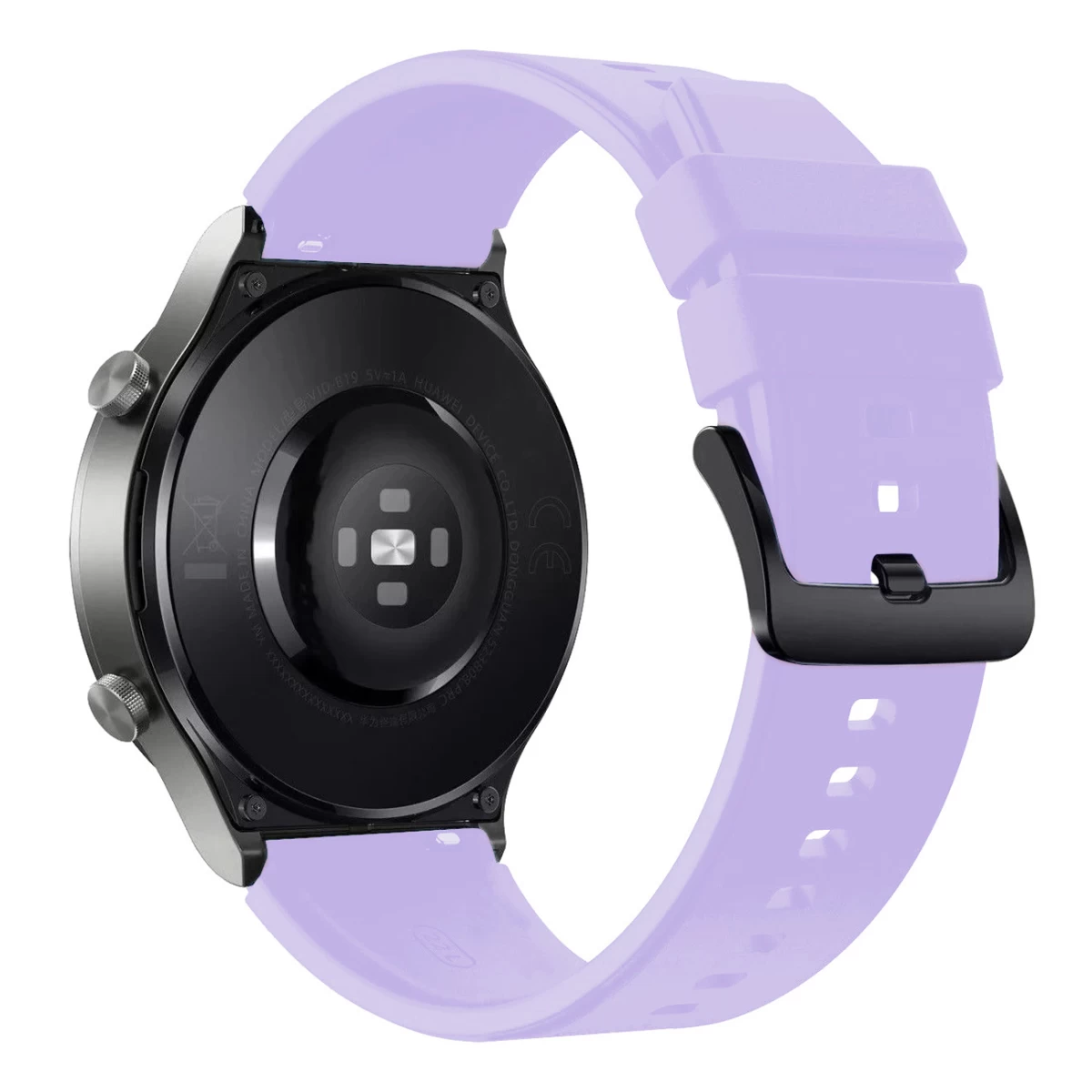 Silikoninis Dirželis huawei Watch Gt 2/3/4/2 Pro/3 Pro/4 Pro/gt 2e 46 Mm - Violetinis
