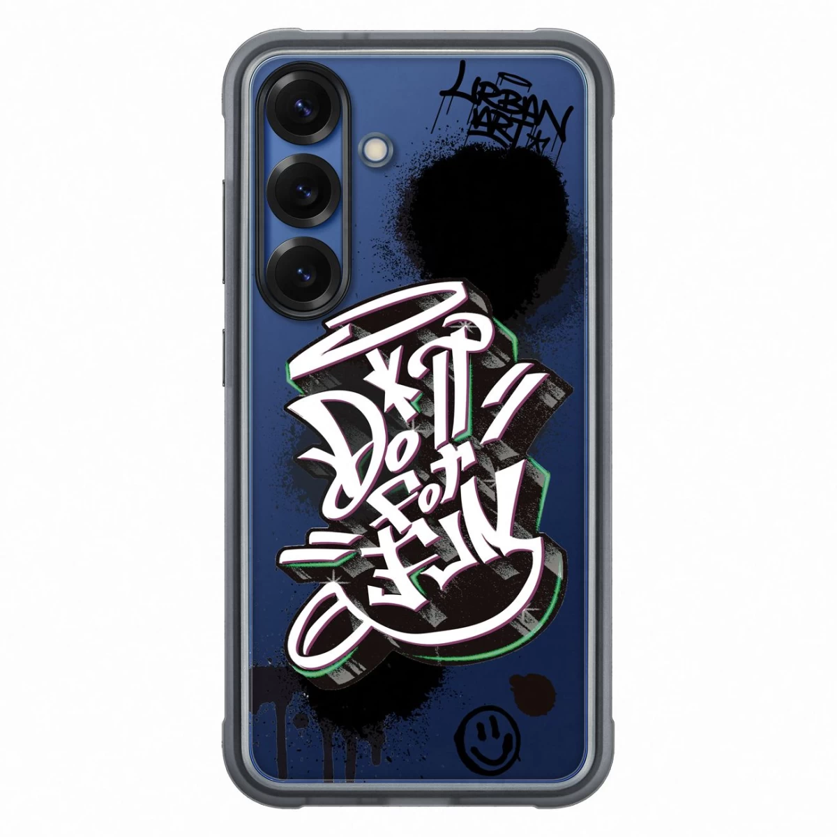 Silikoninis Galinis Dėklas Samsung Flipsuit Case Rugged, Skirtas Samsung Galaxy S25 - Juodas