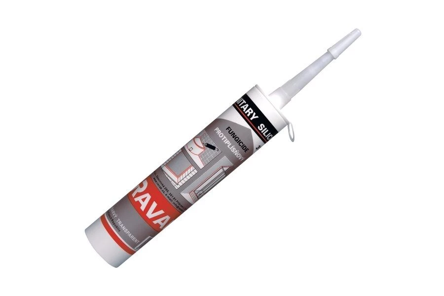 Silikoninis glaistas RAVAK Professional 310 ml, baltas, X01200