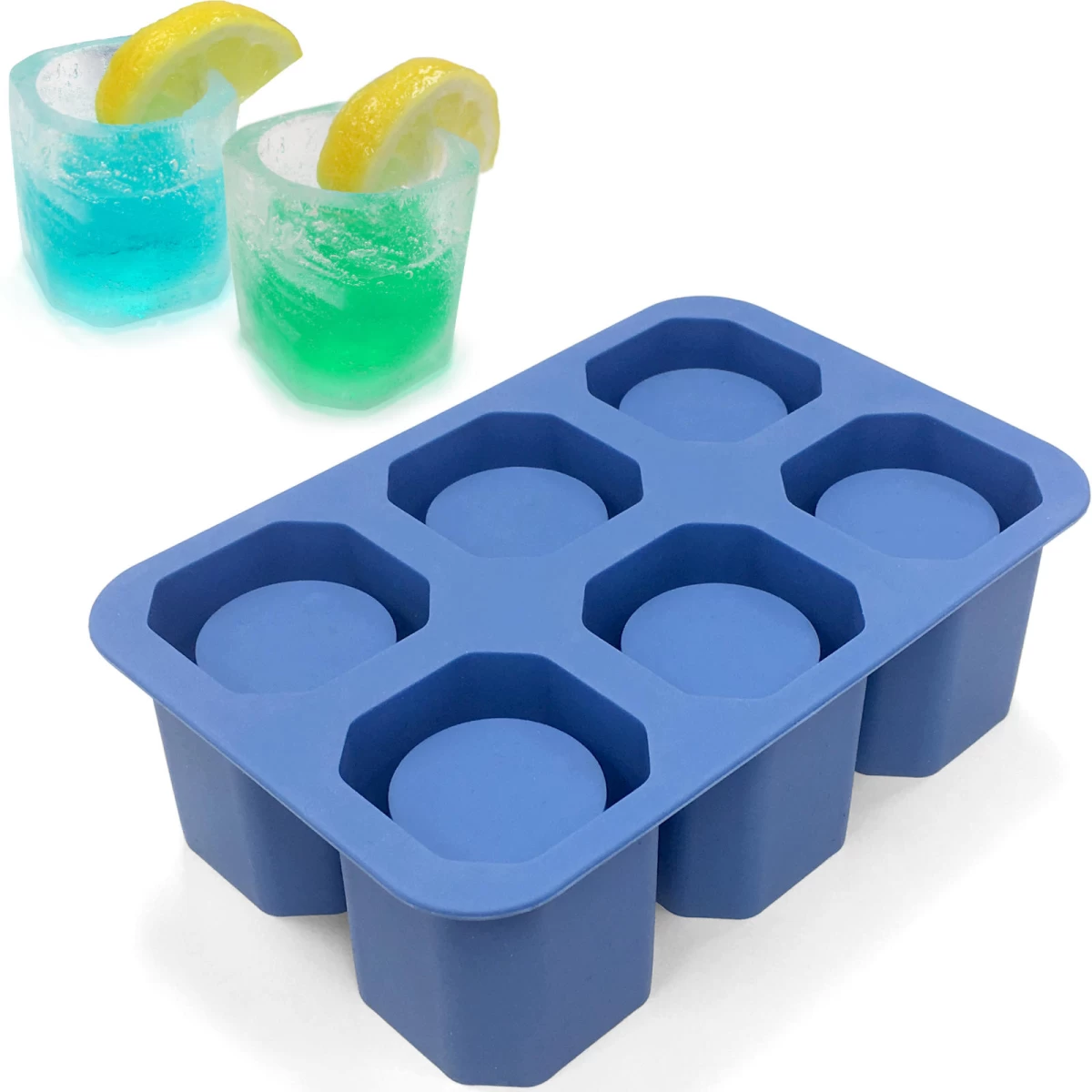Silikoninis Ledo Kubelių Padėklas 6 X Ledo Kubelių Padėklai
