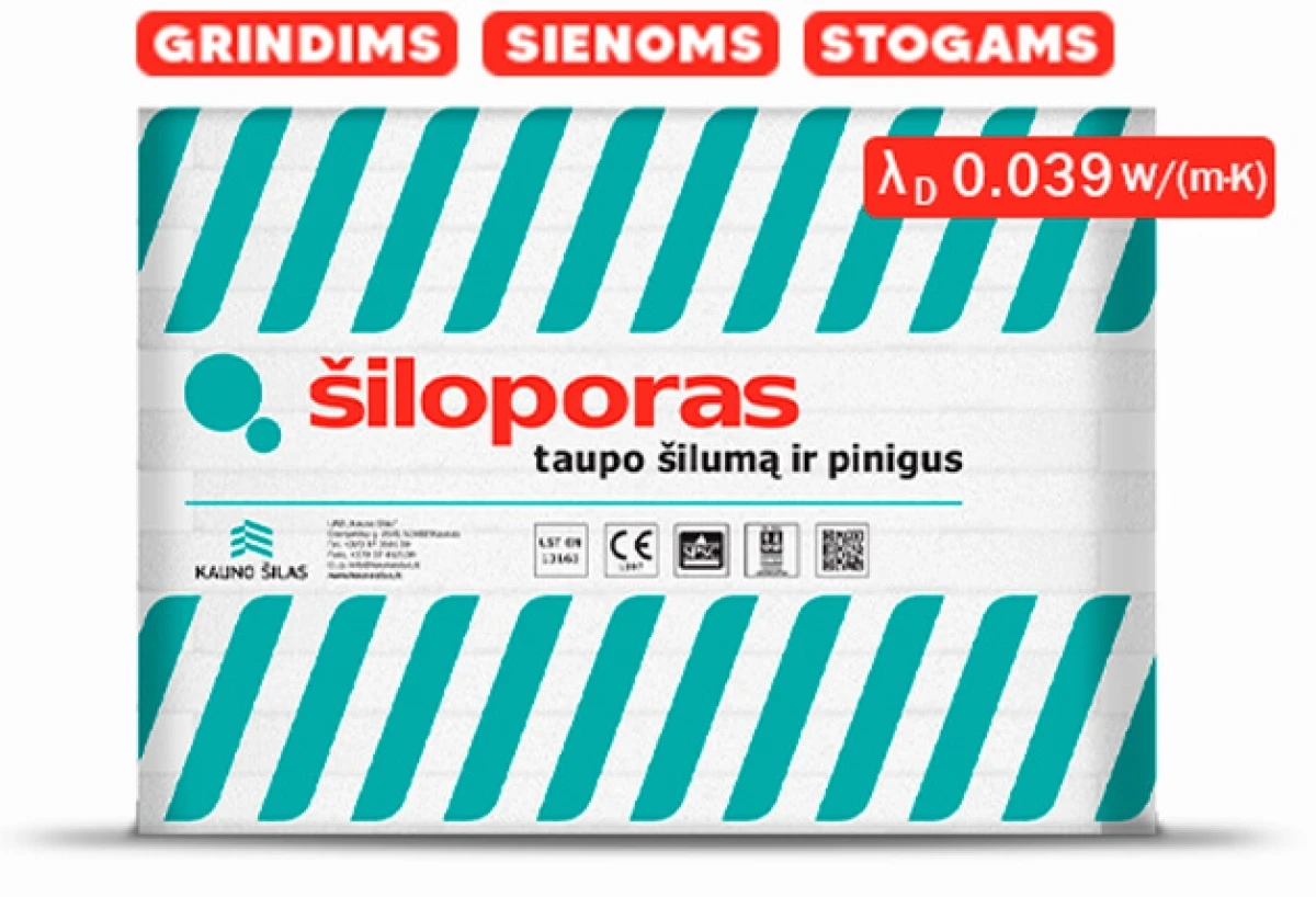 Šiloporas EPS 70 Šiloporas EPS 70