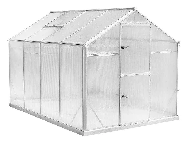 Šiltnamis Gampre Sanus L (plotis 2,2 m) polikarbonatas 6 mm 5,70 m L-12