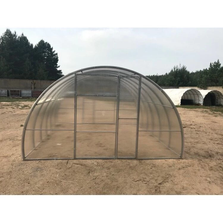 Šiltnamis Liuks Premium (plotis 4m), NANO polikarbonatas 4mm, 8m