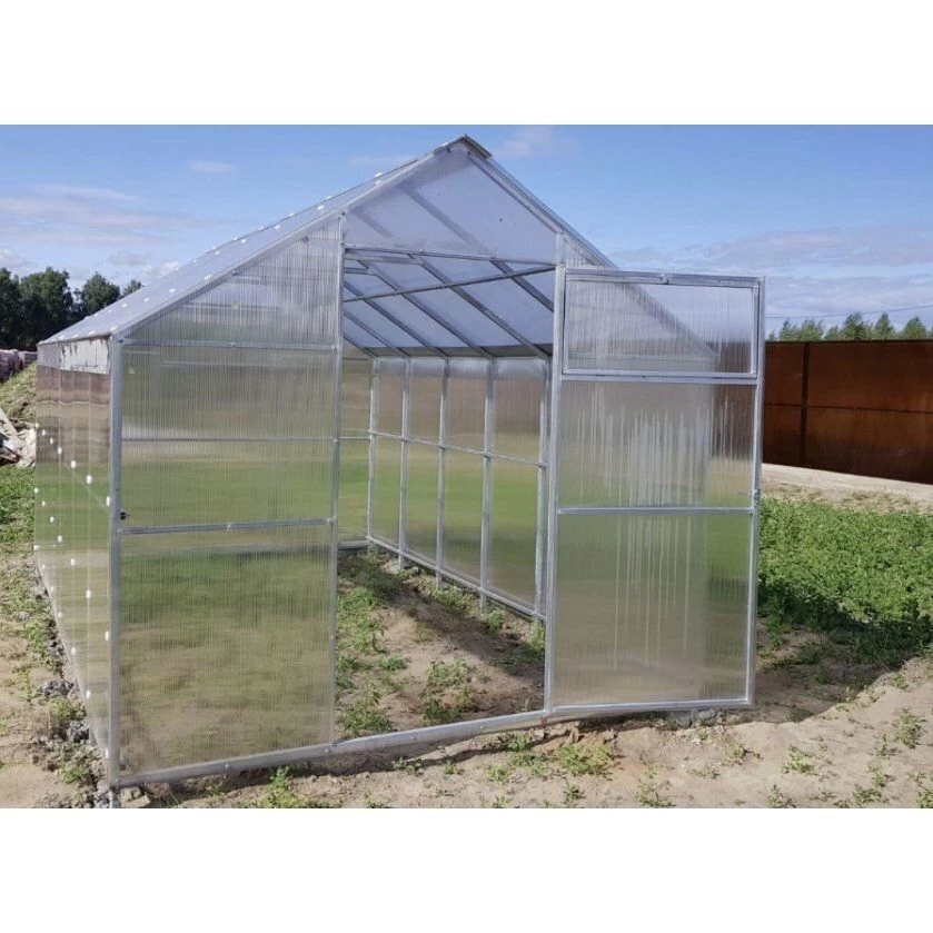 Šiltnamis Namelis (plotis 2,5m) danga 4 mm 6 m