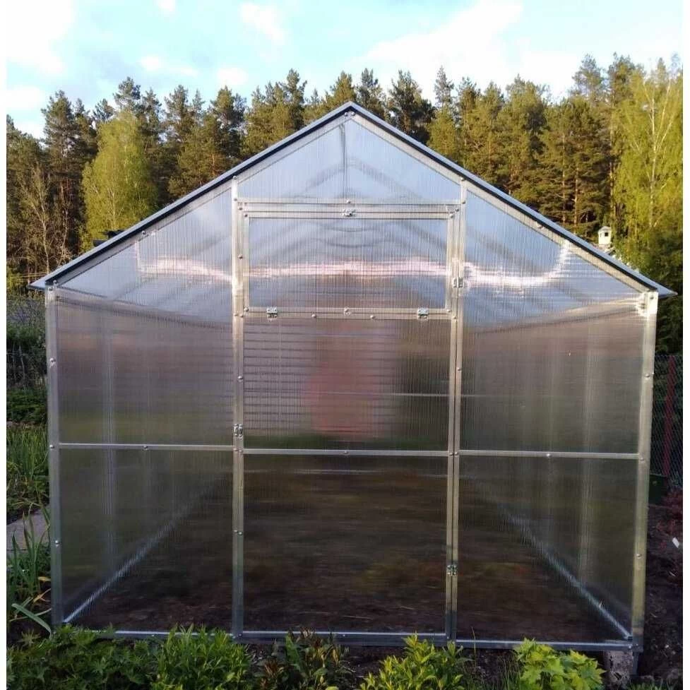 Šiltnamis Namelis (plotis 2,5m) danga 6 mm 2 m