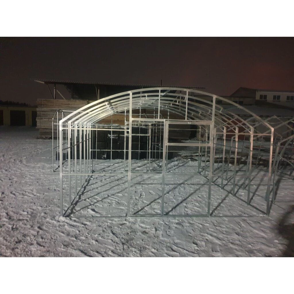 Šiltnamis Nova Tandem (plotis 3,5m), danga 4mm, 6m