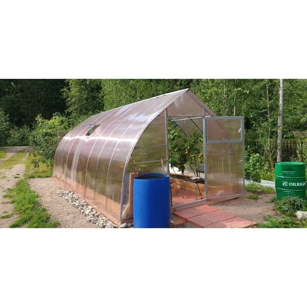 Šiltnamis (plotis 3m) NANO polikarbonatas 4 mm 10 m