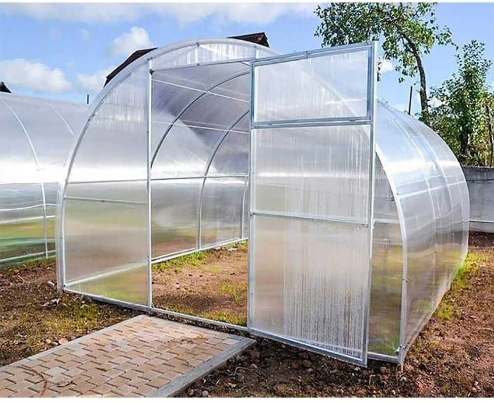 Šiltnamis SVAJONĖ (plotis 3m), danga 6 mm 4 m