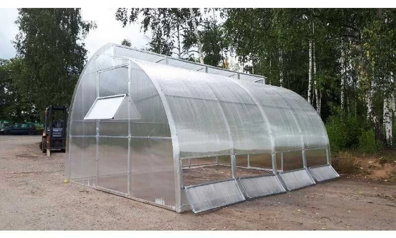 Šiltnamis Vaivorykštė (plotis 3m), danga 6mm, 6m