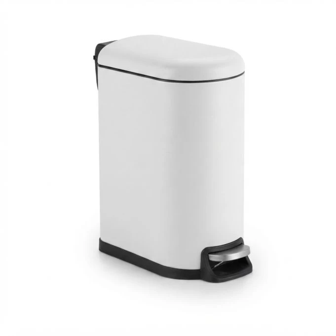 Šiukšliadėžė 10 L Pedal Bin, Balta