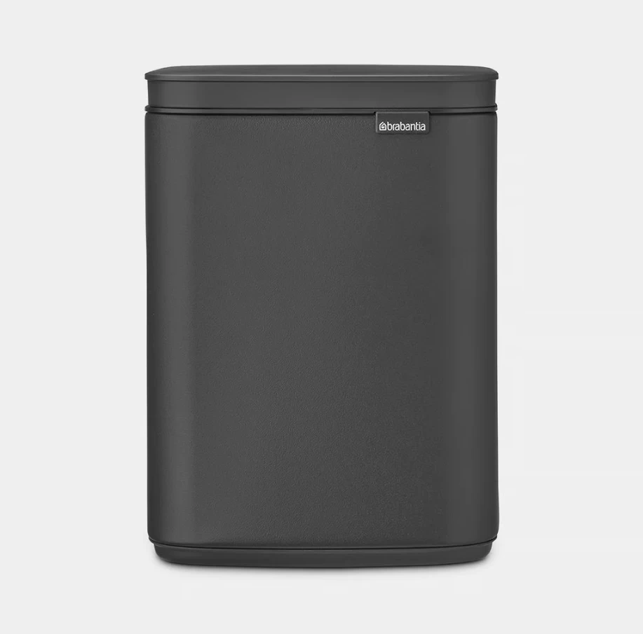 Šiukšliadėžė Brabantia BO 4L, Mineral Infinite Grey, 233708