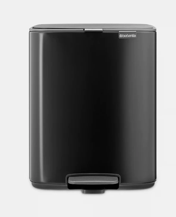 Šiukšlių dėžė Brabantia Bo, 12L., Matt Black, 238000
