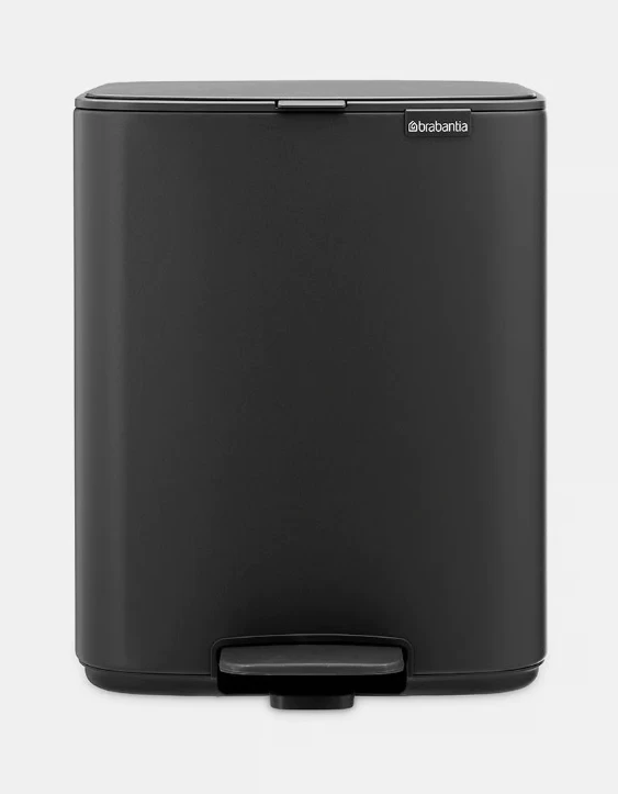 Šiukšlių dėžė Brabantia Bo, 12L., Mineral Infinite Grey, 238086