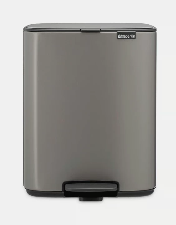 Šiukšlių dėžė Brabantia Bo, 12L., Platinum, 238062