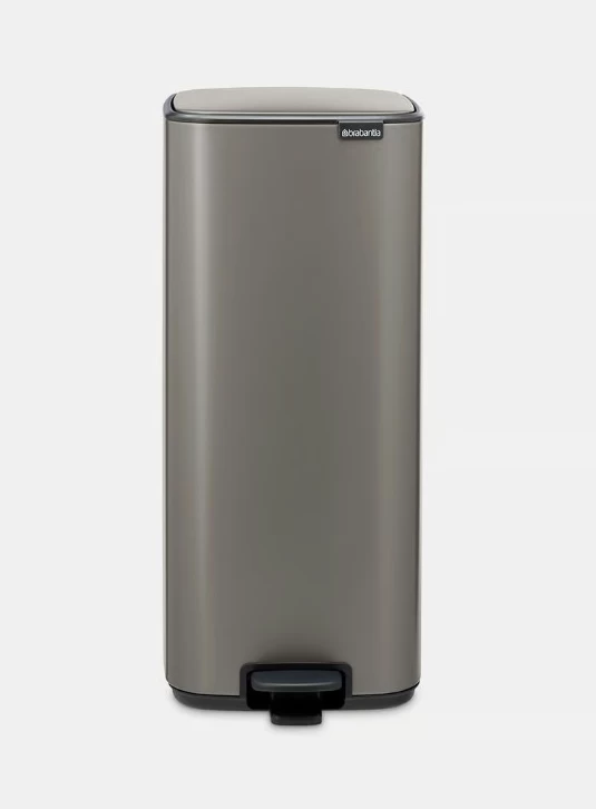 Šiukšlių dėžė Brabantia Bo, 30L., Platinum, 238161