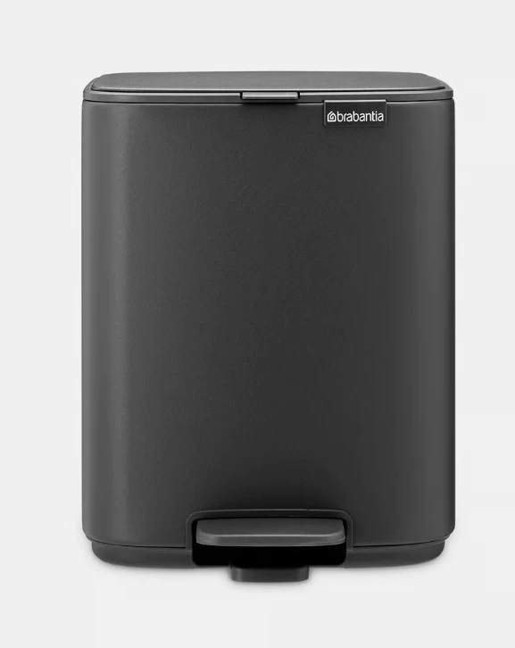 Šiukšlių dėžė Brabantia Bo, 4L., Mineral Infinite Grey, 237904