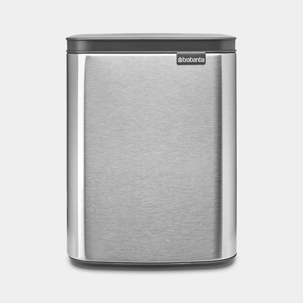 Šiukšlių dėžė Brabantia Bo, 7 l, Matt Steel Fingerprint Proof, 222962