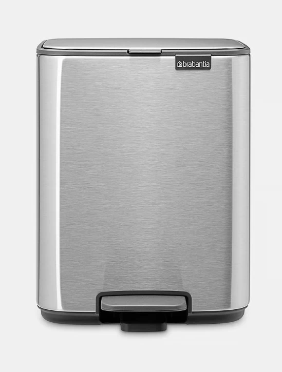 Šiukšlių dėžė Brabantia Bo, 7L., Matt Steel Fingerprint Proof, 237942