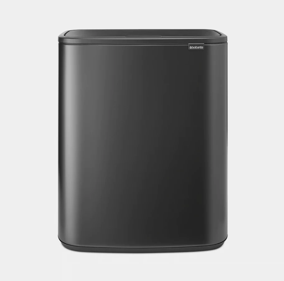 Šiukšlių dėžė Brabantia Bo Touch 2x30L, Confident Grey, 233609