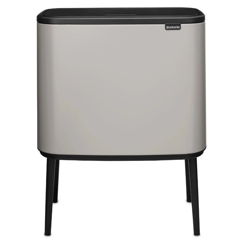 Šiukšlių dėžė Brabantia Bo Touch Bin 11 + 23 L, Soft Grey, 255007