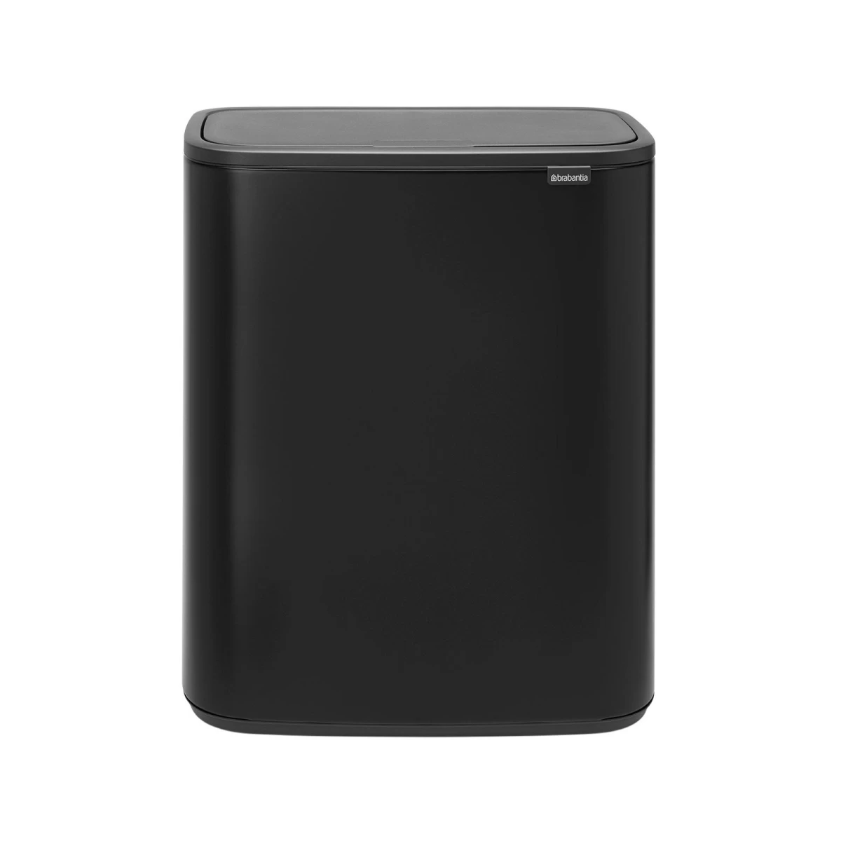 Šiukšlių dėžė Brabantia Bo Touch Bin 2x30L, matt black 221484