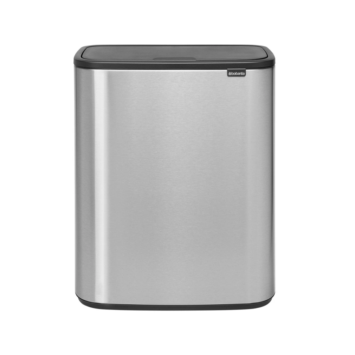 Šiukšlių dėžė Brabantia Bo Touch Bin 2x30L, matt steel fingerprint proof 221422