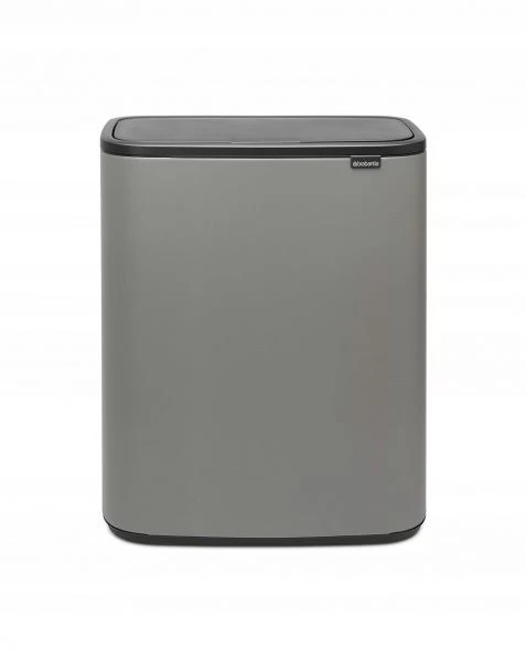 Šiukšlių dėžė Brabantia Bo Touch Bin 2x30L, mineral concrete grey 221460