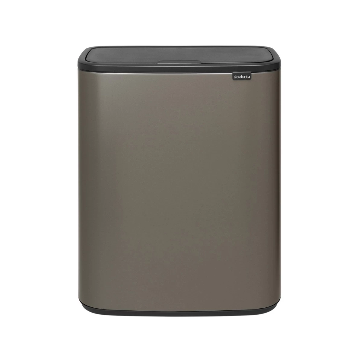 Šiukšlių dėžė Brabantia Bo Touch Bin 2x30L, platinum 221521