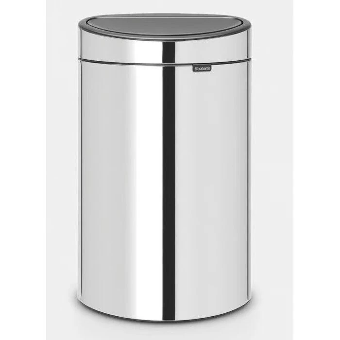 Šiukšlių dėžė Brabantia Bo Touch Bin 40L Brilliant Steel