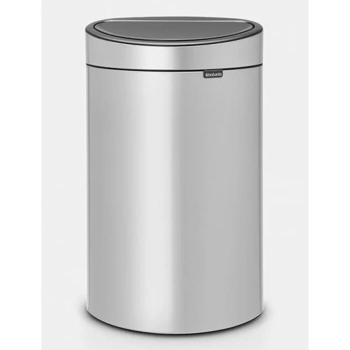Šiukšlių dėžė Brabantia Bo Touch Bin 40L Metallic Grey