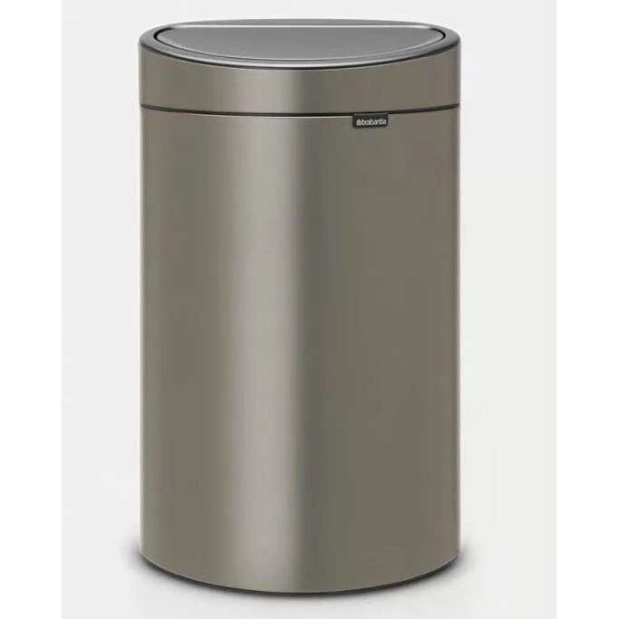 Šiukšlių dėžė Brabantia Bo Touch Bin 40L Platinum