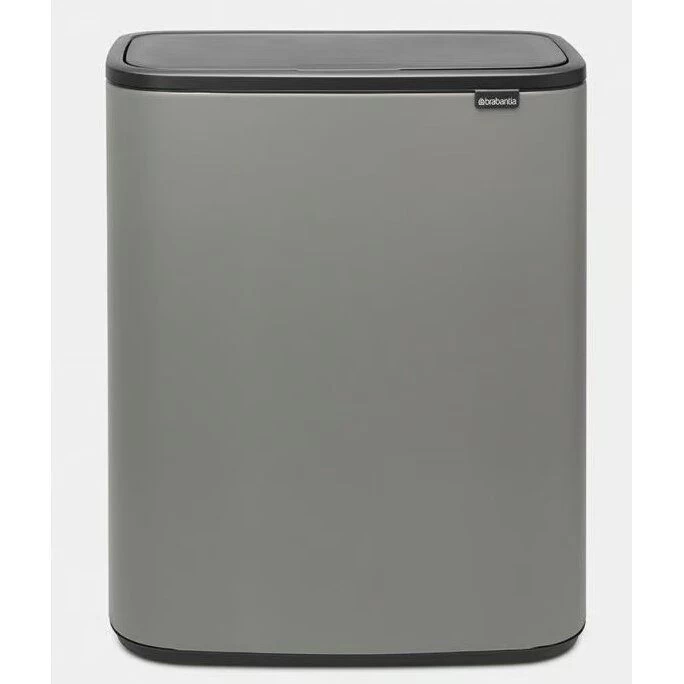 Šiukšlių dėžė Brabantia Bo Touch Bin 60L Mineral Concrete Grey