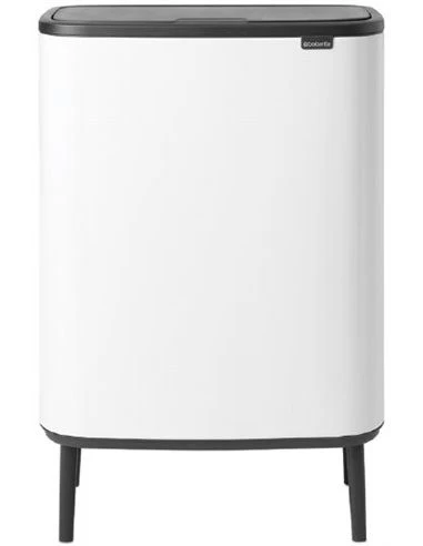 Šiukšlių dėžė Brabantia Bo Touch Bin Hi 60L, balta 130205