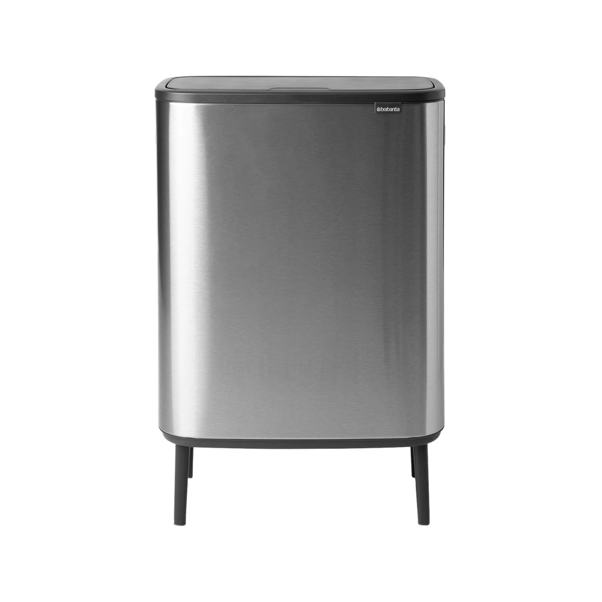 Šiukšlių dėžė Brabantia Bo Touch Bin Hi 60L, matt steel fingerprint proof 130267