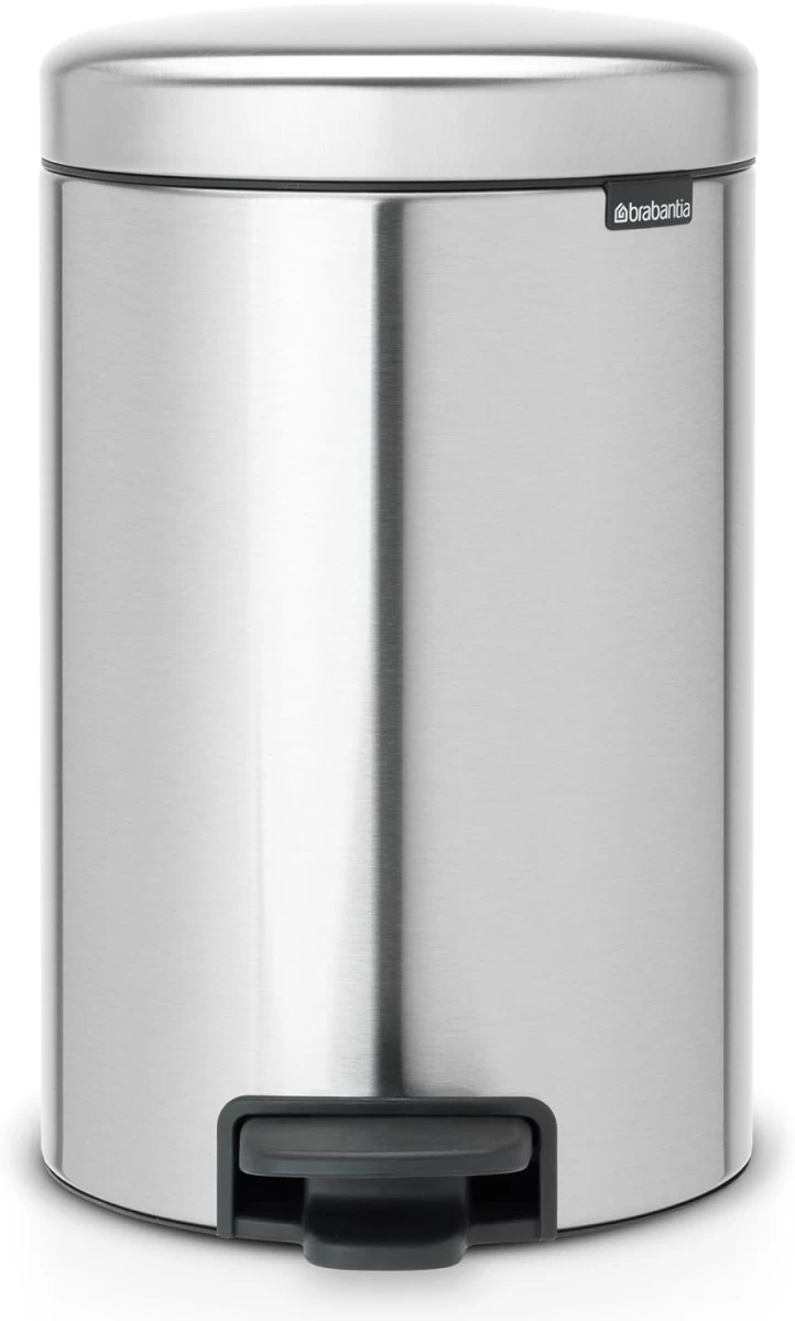 Šiukšlių dėžė Brabantia NewIcon 12L, Matt Steel 112041