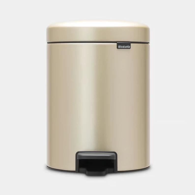 Šiukšlių dėžė Brabantia NewIcon 5L, Metallic Gold, 304422